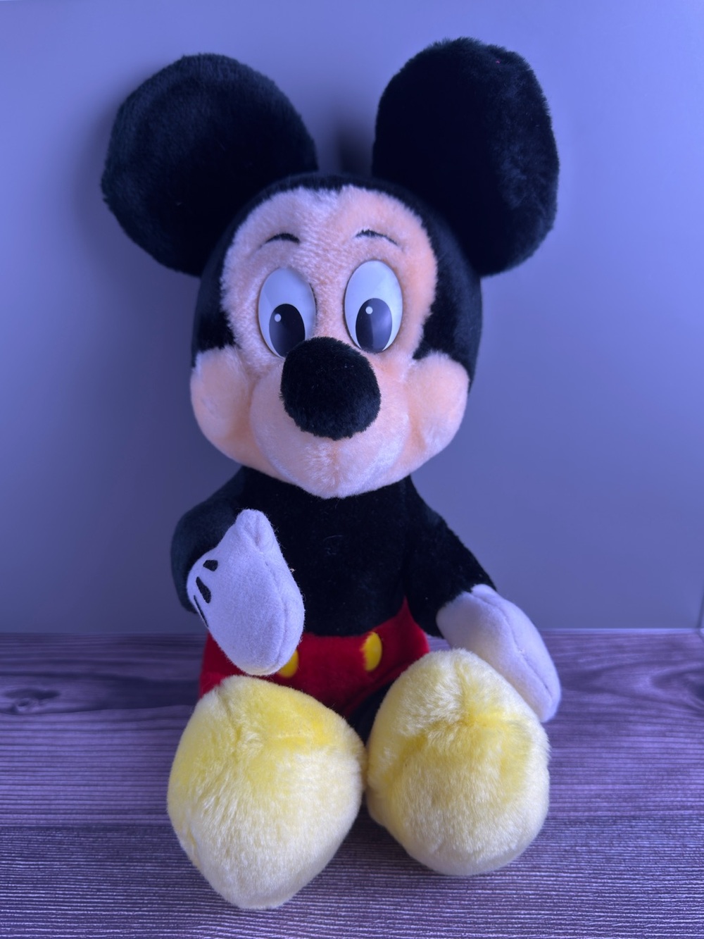 Vintage Mickey Mouse Walt Disney Productions Korea Plush